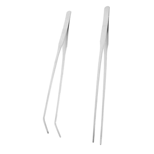 HAMPPLIES 2 Stück Professionelle Aquarien Pinzetten Edelstahl Gerade Gebogen Langstielige Wasserpflanzen Pinzette zum Aquascaping Futterhilfe Reinigung für Süßwasser Aquarien HAMPPLIES 2 Stück Professionelle Aquarien Pinzetten Edelstahl Gerade Gebogen Langstielige Wasserpflanzen Pinzette zum Aquascaping Futterhilfe Reinigung für Süßwasser Aquarien von HAMPPLIES