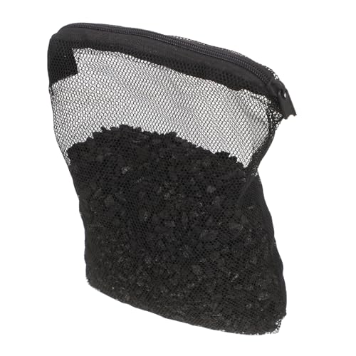 HANABASS 1 Pack Gefiltert Coconut Shell Media Bin Licht Teich Media Fisch Schwamm Haube Funktion Schildkröte Schwarz von HANABASS