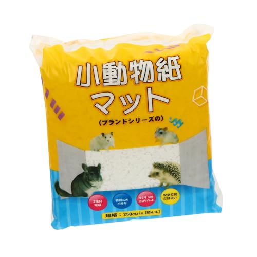 HANABASS Papiersägemehl Einstreu für Kleine Haustiere – 1 Packung Hochsaugfähig Geruchsneutralisierend für Hamster Meerschweinchen und Andere Nager von HANABASS
