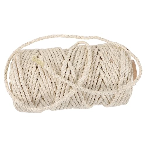 HANABASS 1 Rolle Handgewebtes Sisal Katzenkratzseil für DIY Kratzbaum Reparatur und Geruchsfreies Naturseil Katzenkratzmöbel und Möbel Schutz HANABASS 1 Rolle Handgewebtes Sisal Katzenkratzseil für DIY Kratzbaum Reparatur und Geruchsfreies Naturseil Katzenkratzmöbel und Möbel Schutz von HANABASS