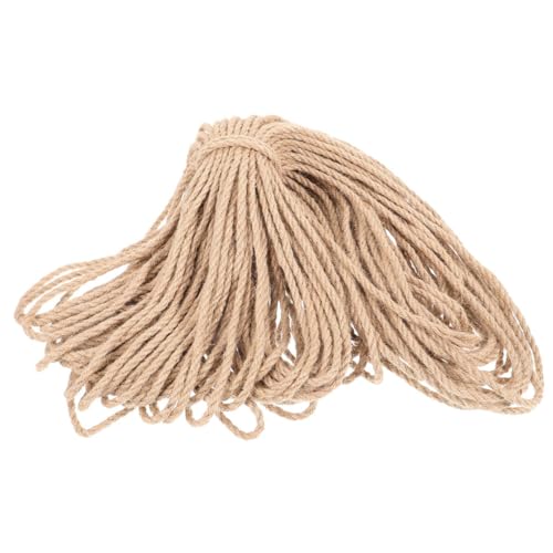 HANABASS 1 Rolle Sisal Seil für Katzenkratzmöbel Natur Sisal Seil für Kratzbaum Reparaturen DIY Projekte Langlebiges und Widerstandsfähiges Material Vielseitig Einsetzbar für Heimwerker und von HANABASS