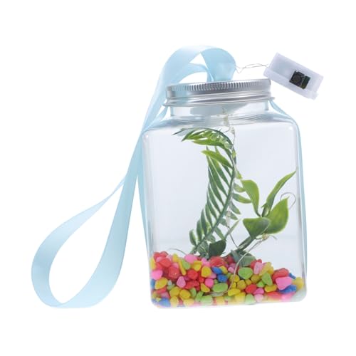 HANABASS 1satz Aquarium Mit -Beleuchtung Transparenter Goldfisch Tank Für Kleine Fische Für Und Langlebigem Leicht Zu Reinigen HANABASS 1satz Aquarium Mit -Beleuchtung Transparenter Goldfisch Tank Für Kleine Fische Für Und Langlebigem Leicht Zu Reinigen von HANABASS