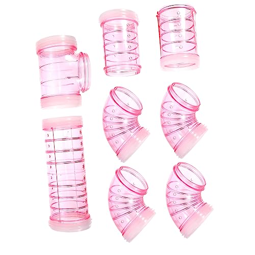 HANABASS 1 Satz DIY Hamster Käfig Zubehör Pinkes Verbinderrohr für Hamsterkäfige Erweiterungstunnel für Kleine Tiere Fördert Gesunde Aktivitäten und Erkundungsspielräume HANABASS 1 Satz DIY Hamster Käfig Zubehör Pinkes Verbinderrohr für Hamsterkäfige Erweiterungstunnel für Kleine Tiere Fördert Gesunde Aktivitäten und Erkundungsspielräume von HANABASS