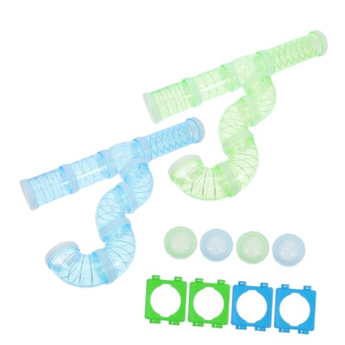HANABASS 1 Satz Hamster Tubes Set Teiliges Verbindungsteil für Käfig Erweiterung und Sicheres Kunststoffmaterial Kompatibel mit Verschiedenen Käfigdesigns für Hamsterlabyrinthe und HANABASS 1 Satz Hamster Tubes Set Teiliges Verbindungsteil für Käfig Erweiterung und Sicheres Kunststoffmaterial Kompatibel mit Verschiedenen Käfigdesigns für Hamsterlabyrinthe und von HANABASS