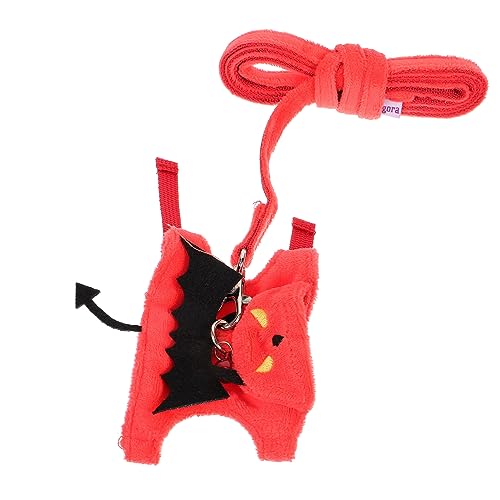 HANABASS 1satz Verstellbares Geschirr Für Kleintiere Halloween Bunny Und Leine Für Kaninchen Frettchen Hamster Und Katzen Leicht Praktisch Retro von HANABASS