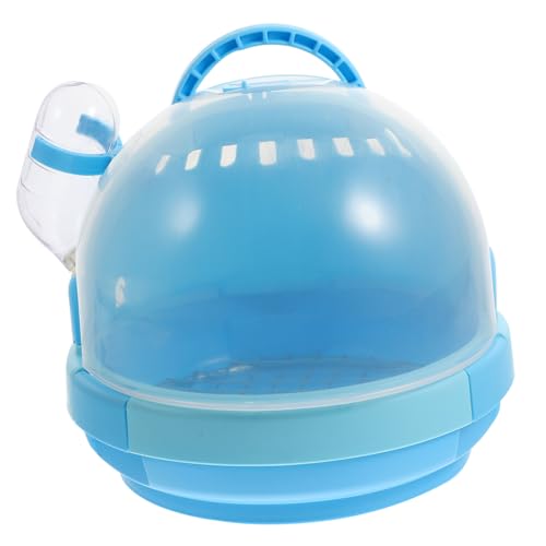 HANABASS 1 Set Tragbarer Vogel Reise Käfig Handheld Papagei Transportkäfig Für Vögel 2 Teilig Blaues Raumkapsel Design + Verzinktes Netzpolster HANABASS 1 Set Tragbarer Vogel Reise Käfig Handheld Papagei Transportkäfig Für Vögel 2 Teilig Blaues Raumkapsel Design + Verzinktes Netzpolster von HANABASS