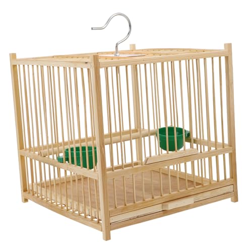 HANABASS 1 Satz Vogelkäfig Aus Bambus Hamsterkäfig Wählen Sie Papageienspielzeug Kleiner Papageienkäfig Liner Wachtel Futterspender Für Käfig Vogelbarsch Papageienkäfige Frettchen Beige HANABASS 1 Satz Vogelkäfig Aus Bambus Hamsterkäfig Wählen Sie Papageienspielzeug Kleiner Papageienkäfig Liner Wachtel Futterspender Für Käfig Vogelbarsch Papageienkäfige Frettchen Beige von HANABASS