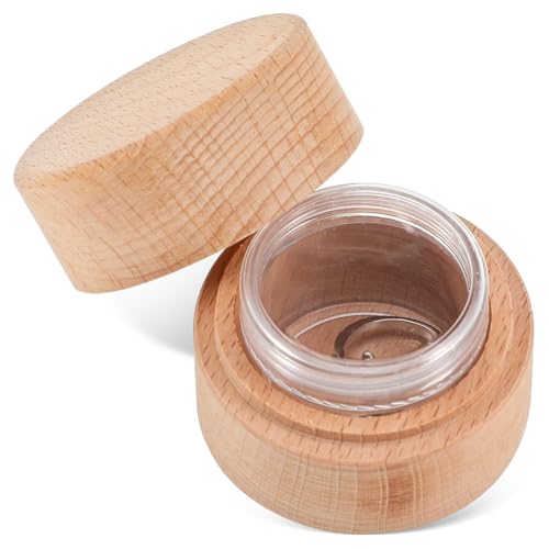 HANABASS Mini-schmuckaufbewahrungsbox-Set Runde Holzbox Mit Deckel Aufbewahrung Für Hochzeiten Und Ohrringhalter von HANABASS