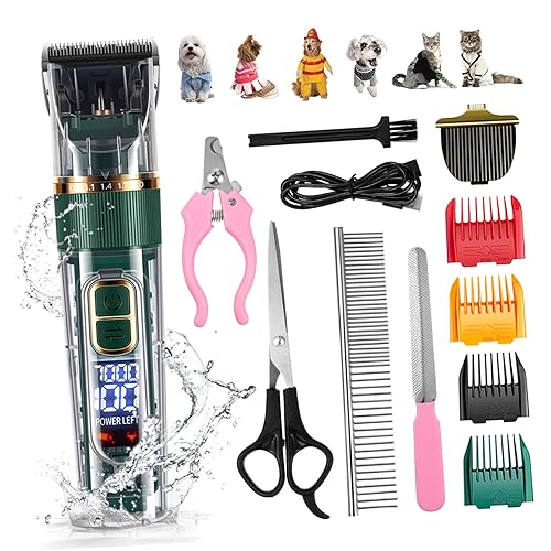 HANABASS 1 Set Tierhaarschneidemaschine Set Hundepflege Hundeschermaschine Tierhaarschneider Rasierer Hundehaarschneider Einteilige Haarschneidemaschinen Elektrischer Anzugschneider HANABASS 1 Set Tierhaarschneidemaschine Set Hundepflege Hundeschermaschine Tierhaarschneider Rasierer Hundehaarschneider Einteilige Haarschneidemaschinen Elektrischer Anzugschneider von HANABASS