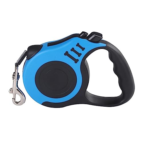 HANABASS 1 Stück Automatische Ausziehleine für Hunde Blau mit Robustem Metallhaken für Haustiertraining und Sichere für Kleine und Große Hunde HANABASS 1 Stück Automatische Ausziehleine für Hunde Blau mit Robustem Metallhaken für Haustiertraining und Sichere für Kleine und Große Hunde von HANABASS