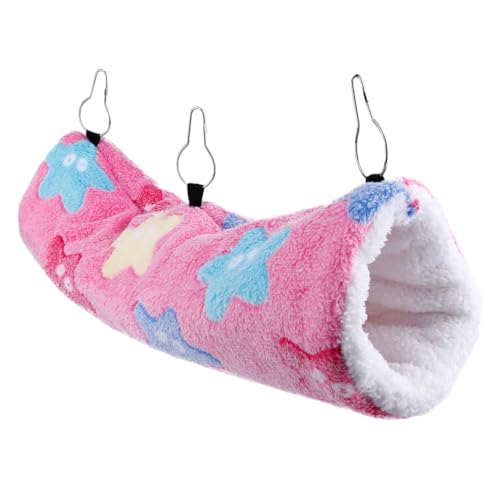 HANABASS 1 Stück Hamster Hängematte Tunnel für Kleintiere Kuscheliges Schlafnest für Hamster Meerschweinchen und Chinchillas Geeignet für Käfige und Hohe Plätze Robust und Leicht für HANABASS 1 Stück Hamster Hängematte Tunnel für Kleintiere Kuscheliges Schlafnest für Hamster Meerschweinchen und Chinchillas Geeignet für Käfige und Hohe Plätze Robust und Leicht für von HANABASS