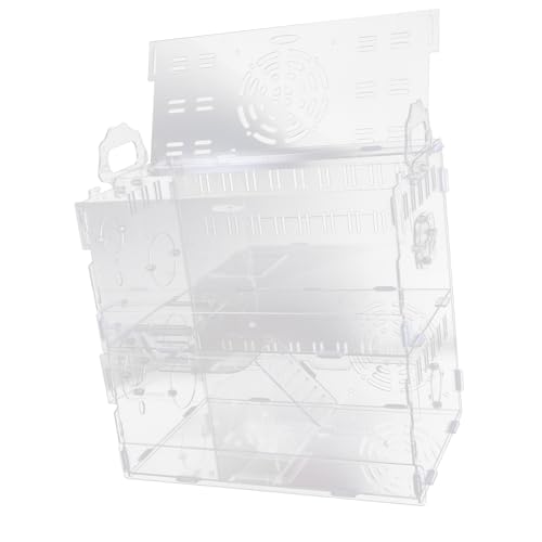 HANABASS 1 Stück Hamsterkäfig Fangen Filter Tank Barren Frettchen Ratte Coop Wachtel Hamsterröhren Karaffe Waschbar Meerschweinchenstall Chinchillakäfig Labyrinth Behälter Transparent Acryl HANABASS 1 Stück Hamsterkäfig Fangen Filter Tank Barren Frettchen Ratte Coop Wachtel Hamsterröhren Karaffe Waschbar Meerschweinchenstall Chinchillakäfig Labyrinth Behälter Transparent Acryl von HANABASS