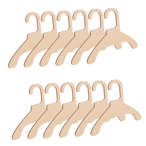 HANABASS 10er-Pack Kleiderbügel Für Hunde Kleiderbügel Für Haustiere Kleiderbügel Aus Holz Für Hunde Und Katzen Kleiderbügel Aus Haustierholz Kleiderbügel Für Haustierkleidung von HANABASS