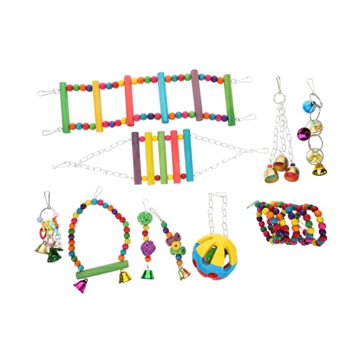 HANABASS 10 Stück Vogelspielzeug Papageiensitzstange Sittichspielzeug Papageienspielzeug Vogelsitzstange Vogelständer Für Zugsittiche Gleichgewichtstrainingsspielzeug HANABASS 10 Stück Vogelspielzeug Papageiensitzstange Sittichspielzeug Papageienspielzeug Vogelsitzstange Vogelständer Für Zugsittiche Gleichgewichtstrainingsspielzeug von HANABASS