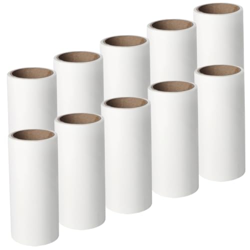 HANABASS 10st Klebriges Papier Fusselentferner Für Katzen Fusselentferner Für Haustiere Welpen-kit Fusselrolle Für Katzenhaare Multifunktionale Fusselrolle Hundehaarentferner Weiß Klebeband HANABASS 10st Klebriges Papier Fusselentferner Für Katzen Fusselentferner Für Haustiere Welpen-kit Fusselrolle Für Katzenhaare Multifunktionale Fusselrolle Hundehaarentferner Weiß Klebeband von HANABASS