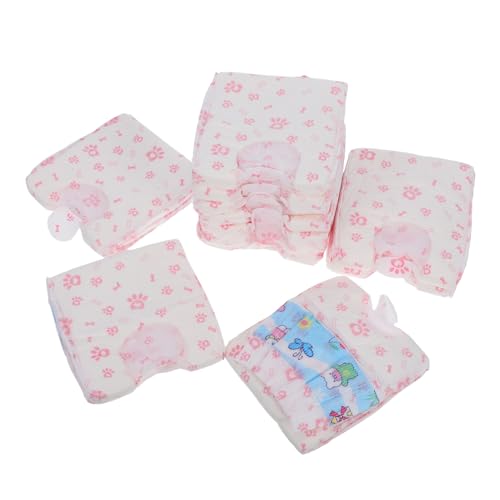 HANABASS 11 Stück Teiliges Wiederverwendbare für Weibliche Hochabsorbierend Ergonomisch Gestaltet Auslaufsicher Komfortable Passform für Kleine Hündinnen HANABASS 11 Stück Teiliges Wiederverwendbare für Weibliche Hochabsorbierend Ergonomisch Gestaltet Auslaufsicher Komfortable Passform für Kleine Hündinnen von HANABASS