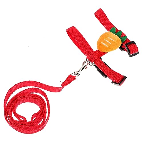 HANABASS Häschen-Geschirr Und Leine-Set Einstellbarer Harness Für Kaninchen Und Katzen Langlebiges Zugseil Für Spaziergänge Und Training Leicht Und Bequem Für Kleine Haustiere HANABASS Häschen-Geschirr Und Leine-Set Einstellbarer Harness Für Kaninchen Und Katzen Langlebiges Zugseil Für Spaziergänge Und Training Leicht Und Bequem Für Kleine Haustiere von HANABASS