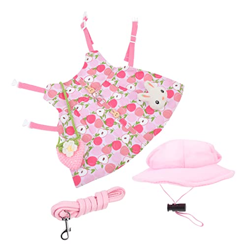 HANABASS 1Satz Haustierkaninchen Brustgurt Dekoratives Bunny mit Leine und Hut Langlebig für Kleine Haustiere Outdoor und Süße Fotosessions HANABASS 1Satz Haustierkaninchen Brustgurt Dekoratives Bunny mit Leine und Hut Langlebig für Kleine Haustiere Outdoor und Süße Fotosessions von HANABASS