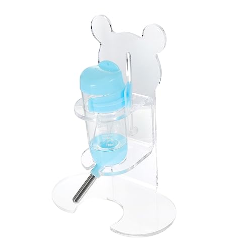 HANABASS 1Satz Stehender Hamster Wasserbehälter Teilig mit Halter Praktische Trinkflasche für Kleine Haustiere Automatischer Wasserspender für Hamster und Welpen von HANABASS