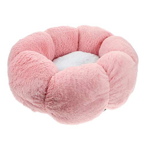 HANABASS 1Stück Katzenbett Blumenform für Kleine Haustiere Warmes Plüschkatzen Nest für Couch Boden und Bequem und Winddicht für Entspannte HANABASS 1Stück Katzenbett Blumenform für Kleine Haustiere Warmes Plüschkatzen Nest für Couch Boden und Bequem und Winddicht für Entspannte von HANABASS