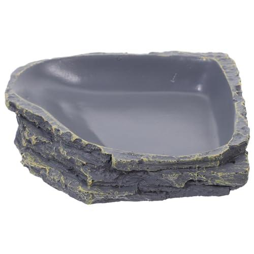 HANABASS 1Stück Reptilien Futternapf aus Premium Harz für Schildkröten und Eidechsen Langlebige Futter und Wasserschale im Design für Sicheres Füttern HANABASS 1Stück Reptilien Futternapf aus Premium Harz für Schildkröten und Eidechsen Langlebige Futter und Wasserschale im Design für Sicheres Füttern von HANABASS