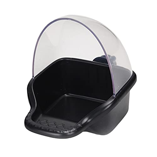 HANABASS 1Stück Verschütten Vogelfutterbox mit Badewanne für Papageien für Kleine Langlebig und für Futter und Wasser von HANABASS