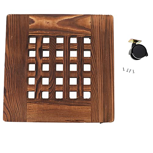 HANABASS Massivholz Blumentopf Ständer Mit Runde Kanten Bewegliche Blumentopf Tablett Für Sicher HANABASS Massivholz Blumentopf Ständer Mit Runde Kanten Bewegliche Blumentopf Tablett Für Sicher von HANABASS