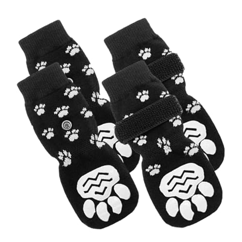 HANABASS Auswechselbare Hundesocken Warme Hundesocken Baumwollsocken Haustier-hundesocken von HANABASS