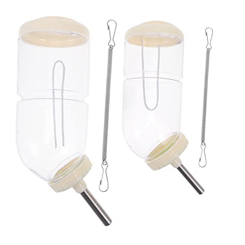 HANABASS 2 Stücke Auslaufsichere Wasserspender für Kaninchen und Kleine Haustiere Trinkflasche für Haustierkäfige Wasserbehälter Installieren HANABASS 2 Stücke Auslaufsichere Wasserspender für Kaninchen und Kleine Haustiere Trinkflasche für Haustierkäfige Wasserbehälter Installieren von HANABASS