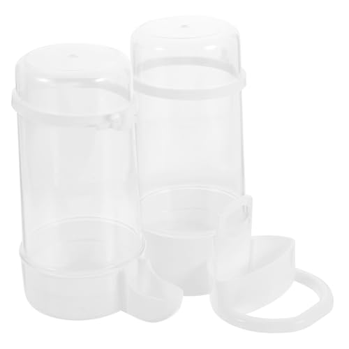 HANABASS 2 Stück Automatischer Vogelkäfig Wasserspender Kleiner Futterspender aus Langlebigem Kontrollierte Futter und Wasserausgabe Geeignet für Innen und Außenbereich Praktische HANABASS 2 Stück Automatischer Vogelkäfig Wasserspender Kleiner Futterspender aus Langlebigem Kontrollierte Futter und Wasserausgabe Geeignet für Innen und Außenbereich Praktische von HANABASS