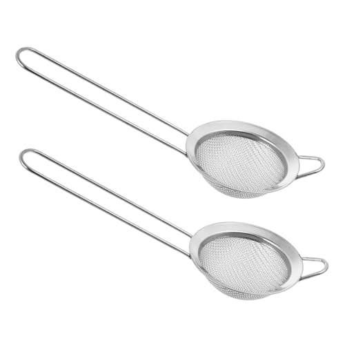 HANABASS 2 Stück Edelstahl Sandsieb Schaufel für Reptilien Terrarien mit Feinem Sieb zur Reinigung von Sandstreu und Substrat Langlebig und Einfach zu Handhaben HANABASS 2 Stück Edelstahl Sandsieb Schaufel für Reptilien Terrarien mit Feinem Sieb zur Reinigung von Sandstreu und Substrat Langlebig und Einfach zu Handhaben von HANABASS