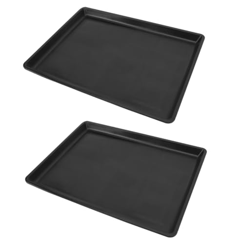 HANABASS 2 Stück Haustierkäfig Ablageplatten Schwarz Langlebige Kunststoff Toilettenschalen für Hunde Praktische und Leicht zu Reinigende Käfigzubehör Ablage für Haustiere HANABASS 2 Stück Haustierkäfig Ablageplatten Schwarz Langlebige Kunststoff Toilettenschalen für Hunde Praktische und Leicht zu Reinigende Käfigzubehör Ablage für Haustiere von HANABASS