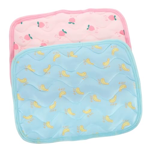 HANABASS 2 Stücke Haustier Kühlmatte für Aluminium Kühlkissen für Kaninchen Hamster Großes Katzenbett Kühlkissen für Kaninchen HANABASS 2 Stücke Haustier Kühlmatte für Aluminium Kühlkissen für Kaninchen Hamster Großes Katzenbett Kühlkissen für Kaninchen von HANABASS