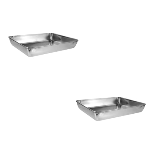 HANABASS 2 Stück Pigeon Bathing Tub aus Multifunktionale Vogelbadewanne für Tauben und Papageien Langlebig Passend für Käfige Komfortables Duscherlebnis für Kleine Haustiere HANABASS 2 Stück Pigeon Bathing Tub aus Multifunktionale Vogelbadewanne für Tauben und Papageien Langlebig Passend für Käfige Komfortables Duscherlebnis für Kleine Haustiere von HANABASS