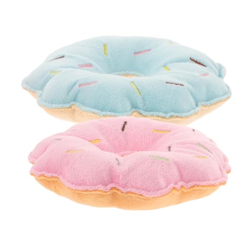 HANABASS 2 Stück Plüschtiere für Haustiere Krapfen groß Zahnen Backenzahn Zähne Kleine Welpenspielzeug für Hunde klein lustige hundespielzeuge Rosa HANABASS 2 Stück Plüschtiere für Haustiere Krapfen groß Zahnen Backenzahn Zähne Kleine Welpenspielzeug für Hunde klein lustige hundespielzeuge Rosa von HANABASS