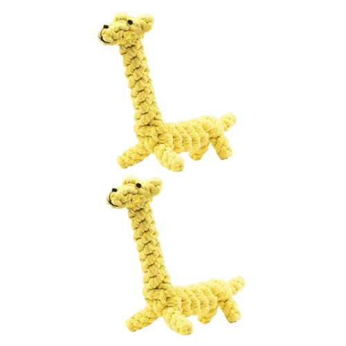 HANABASS 2stücke Hundeseilspielzeug Giraffe Aus Baumwolle Zahnpflege Für Kleine Bis Mittelgroße Hunde Robustes Kauspielzeug Interaktives Spielzeug Zur Stärkung Der Bindung Für HANABASS 2stücke Hundeseilspielzeug Giraffe Aus Baumwolle Zahnpflege Für Kleine Bis Mittelgroße Hunde Robustes Kauspielzeug Interaktives Spielzeug Zur Stärkung Der Bindung Für von HANABASS
