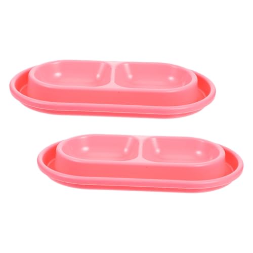 HANABASS 2 Stück Teiliges Katzenfutter und Wassernapf Set Mückenabweisendes Design Stabiler Stand Leicht Tragbar für Welpen Katzen und Kleine bis Mittelgroße Hunde HANABASS 2 Stück Teiliges Katzenfutter und Wassernapf Set Mückenabweisendes Design Stabiler Stand Leicht Tragbar für Welpen Katzen und Kleine bis Mittelgroße Hunde von HANABASS