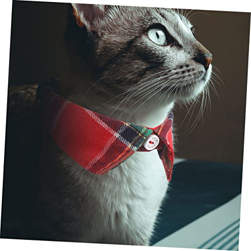 HANABASS 2 Stück Teiliges Katzenhalsband mit Verstellbarer Plaid Schleife und Glöckchen Leichtes Stoffmaterial Sicheres für und Kätzchen für Alltag Party und Fotosession HANABASS 2 Stück Teiliges Katzenhalsband mit Verstellbarer Plaid Schleife und Glöckchen Leichtes Stoffmaterial Sicheres für und Kätzchen für Alltag Party und Fotosession von HANABASS