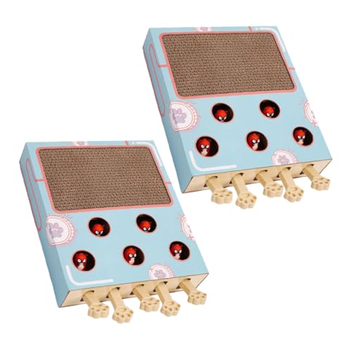 HANABASS 2 Stück Teiliges Katzenspielzeug aus Robustem Wellpapp Kratzpad Interaktives Indoor Spiel für Katzenalter Fördert Bewegung und Selbstständiges HANABASS 2 Stück Teiliges Katzenspielzeug aus Robustem Wellpapp Kratzpad Interaktives Indoor Spiel für Katzenalter Fördert Bewegung und Selbstständiges von HANABASS