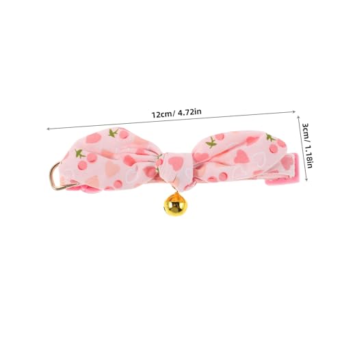 HANABASS 2 Stück Verstellbare Baumwoll- mit Glocke und Abnehmbarer Schleife für Katzen und Kleine Hunde Leichtes Sicheres Design für Alltag und Outdoor-Einsatz HANABASS 2 Stück Verstellbare Baumwoll- mit Glocke und Abnehmbarer Schleife für Katzen und Kleine Hunde Leichtes Sicheres Design für Alltag und Outdoor-Einsatz von HANABASS