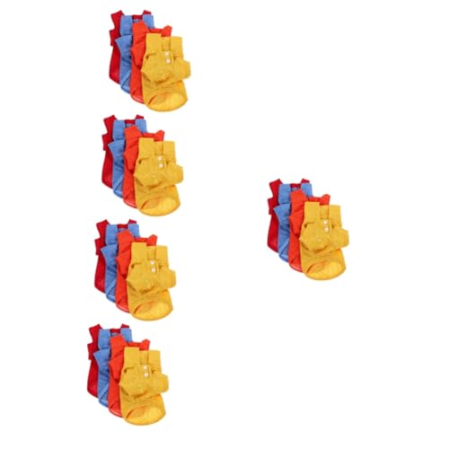 HANABASS 5sets Hund Bekleidung Dekorative Hund Kleidung Katze Shirt Welpen Sweatshirt Für 4 Stücke * 5 von HANABASS