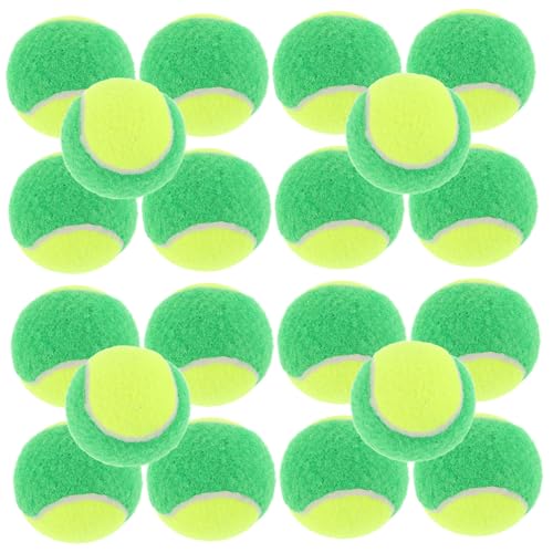 HANABASS 20 Stück Tennistraining Requisiten Bälle für kleine Hunde Interaktives für Haustiere Welpenball für das Training Hundekauball Gummi Green HANABASS 20 Stück Tennistraining Requisiten Bälle für kleine Hunde Interaktives für Haustiere Welpenball für das Training Hundekauball Gummi Green von HANABASS