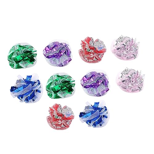 HANABASS 20Stücke Crinkle Bälle Katzenspielzeug für Katzen Lustige Quitschende Spielzeuge Zufälligen für Kätzchen Fördert die Interaktion und Schützt HANABASS 20Stücke Crinkle Bälle Katzenspielzeug für Katzen Lustige Quitschende Spielzeuge Zufälligen für Kätzchen Fördert die Interaktion und Schützt von HANABASS