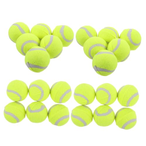 HANABASS 22 Stück Teiliges Hundespielzeug Tennisbälle aus Elastischem Gummi und Langlebig Geeignet für Kleine Mittlere und Große Hunde Interaktives Trainings und Beschäftigungsspielzeug für von HANABASS