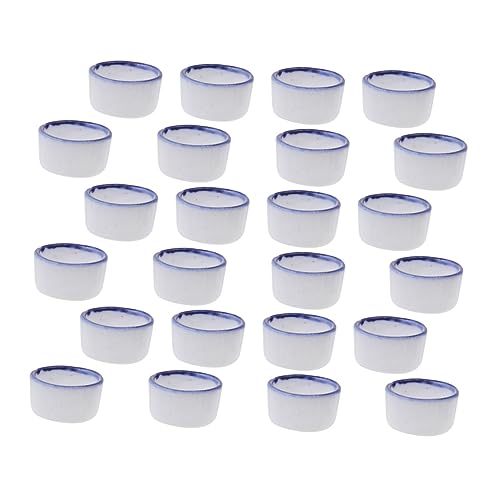 HANABASS 24 Stück Teiliges Mini Keramik Wassernapf für Reptilien und Spinnen Rutschfestes Glattes Trinkbecken Langlebige Wasserschale für Skorpione und Kleine Terrarientiere HANABASS 24 Stück Teiliges Mini Keramik Wassernapf für Reptilien und Spinnen Rutschfestes Glattes Trinkbecken Langlebige Wasserschale für Skorpione und Kleine Terrarientiere von HANABASS