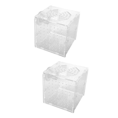 HANABASS 2Er-Box isoliertes Aufzuchtbecken Aquarium Brutkasten Fischbrutkasten Fischzuchtbox Fischzuchtnetz Brutstätte für Artemia Netz gehäuse Zuchtbecken für Aquarien Transparent HANABASS 2Er-Box isoliertes Aufzuchtbecken Aquarium Brutkasten Fischbrutkasten Fischzuchtbox Fischzuchtnetz Brutstätte für Artemia Netz gehäuse Zuchtbecken für Aquarien Transparent von HANABASS