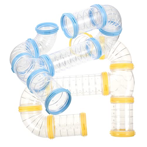 HANABASS 2Sätze Hamstertunnel für DIY Spielplatz Transparente Röhren für Hamsterkäfig Kratzfestes Material für Kleine Haustiere Wie Hamster und Meerschweinchen HANABASS 2Sätze Hamstertunnel für DIY Spielplatz Transparente Röhren für Hamsterkäfig Kratzfestes Material für Kleine Haustiere Wie Hamster und Meerschweinchen von HANABASS