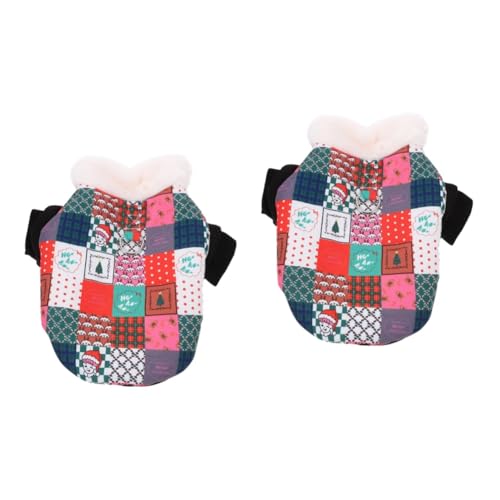 HANABASS 2St Baumwollmantel für Hunde Haustiermantel Hunde Winterkleidung kleine hundekleidung Weihnachts-Welpen-Rollkragenpullover Haustierkleidung Kleidung für Hunde Polyester HANABASS 2St Baumwollmantel für Hunde Haustiermantel Hunde Winterkleidung kleine hundekleidung Weihnachts-Welpen-Rollkragenpullover Haustierkleidung Kleidung für Hunde Polyester von HANABASS