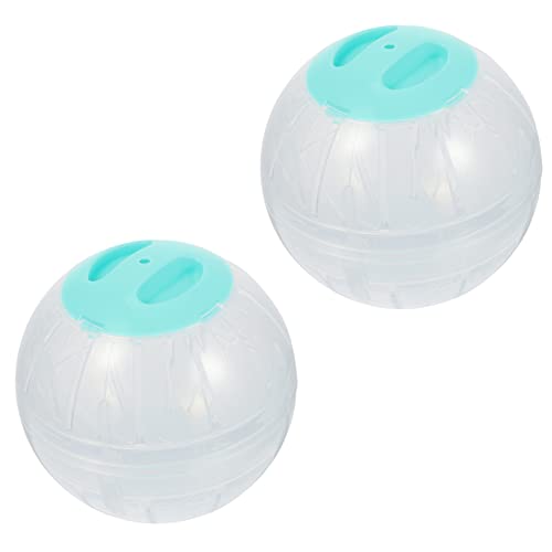HANABASS 2St Hamster Laufball Hamster joggen Laufzubehör für Hamster Zwerghamster hamsterspielzeug Hamster Spielzeug Spielzeuge Hamsterräder Übungsbälle für Haustieraktivitäten Plastik Blue HANABASS 2St Hamster Laufball Hamster joggen Laufzubehör für Hamster Zwerghamster hamsterspielzeug Hamster Spielzeug Spielzeuge Hamsterräder Übungsbälle für Haustieraktivitäten Plastik Blue von HANABASS