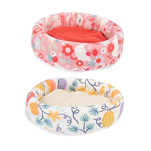 HANABASS 2pcs Pet Kühlmatten Leichte Tragbare für Hamster Haustier Pad Atmungsaktive Mesh Rest Kissen HANABASS 2pcs Pet Kühlmatten Leichte Tragbare für Hamster Haustier Pad Atmungsaktive Mesh Rest Kissen von HANABASS